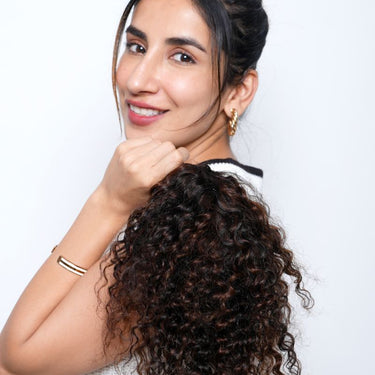 Curly Hair Topknot Extensions – Wrap Around | Nish Hair