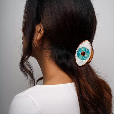 Limited Edition Evil Eye Hair Claw – Evil Eye Jewel | Nish Hair