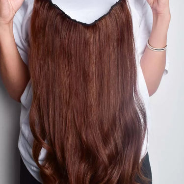 Halo Extensions – Light Brown – Classic Hair Extensions | Nish Hair