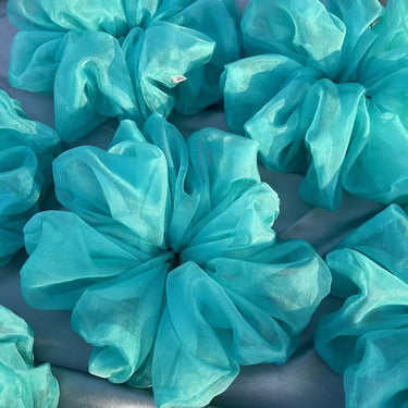 Nish Blue Organza Cloudy