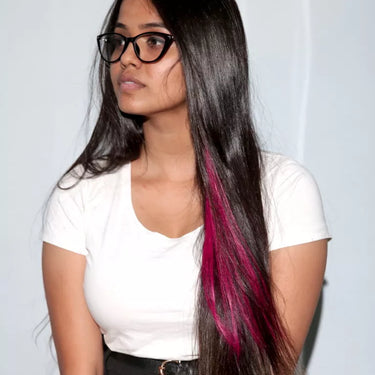 Kinky Pinky – #Strandout- Coloured clip-In Hair| Nish Hair