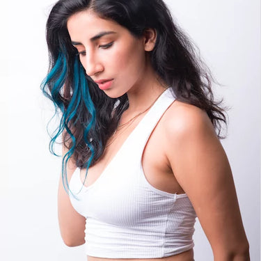 Teal Blue – #Strandout Nish Hair- Coloured clip-In Hair| Nish Hair