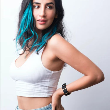 Unicorn Blue #Strandout- Coloured clip-In Hair| Nish Hair