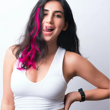 Kinky Pinky – #Strandout- Coloured clip-In Hair| Nish Hair