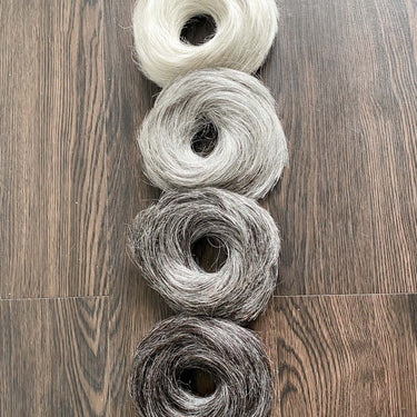 Graceful Grays - Donut Scrunchies | Nish Hair