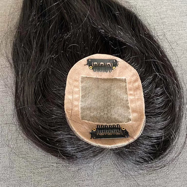 Scalp Topper -Indian Silk Base Hair Topper 2.5×3.5 | Nish Hair