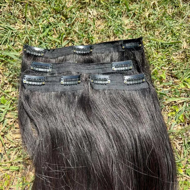 NATURAL BLACK  –  Classic Hair - CLIP In Extensions| NISH HAIR