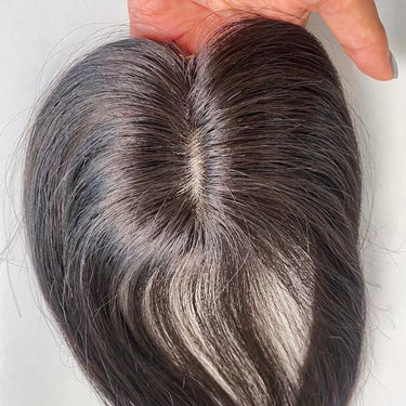Mini Scalp Topper  –  2 x 3 Silk Base Hair Topper | Nish Hair